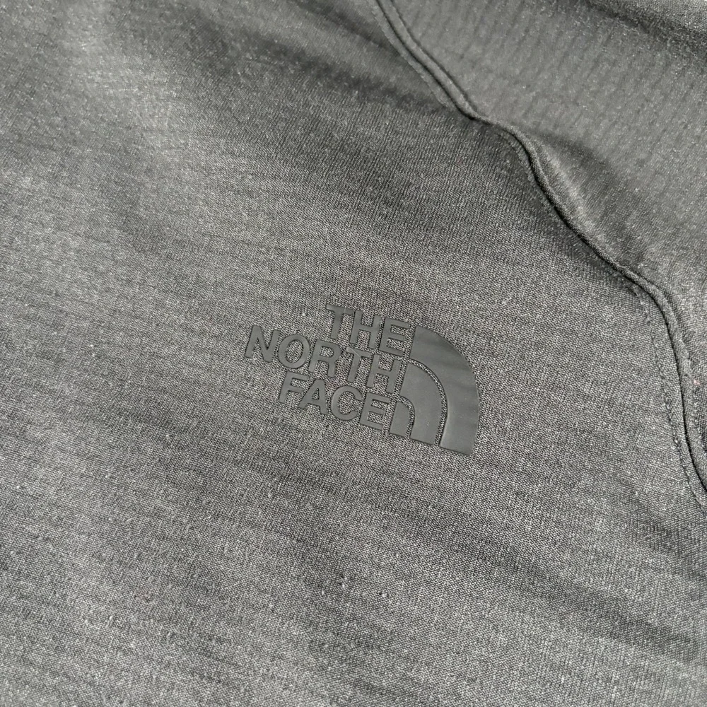 The North Face Fleece Jacket Mens Large Gray Full Zip Grid Tech Lightweight